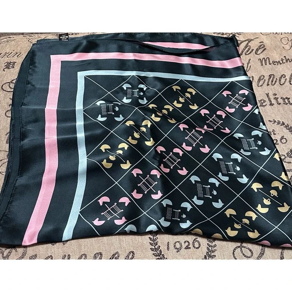 Paris Olympics 2024 Silk Scarf Bandana Equestrian Design
